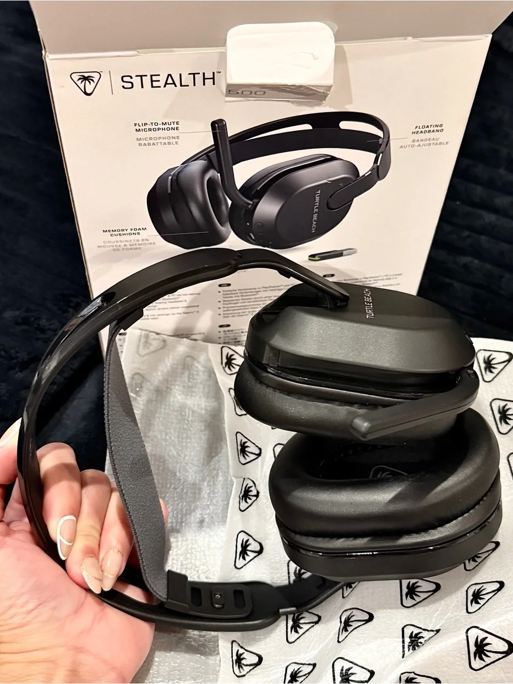 Turtle Beach Stealth 500 Black Wireless Gaming Headset-PlayStation (NWT)